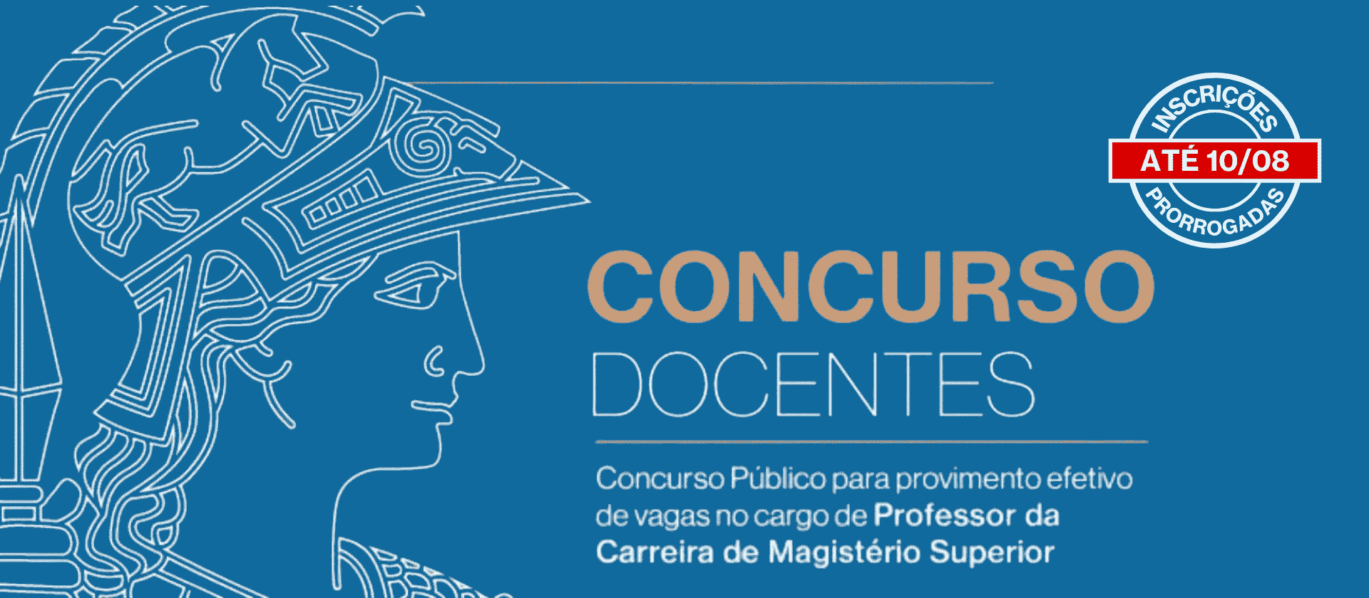 Concurso Público para Professor da Carreira de Magistério Superior – PRAZO PRORROGADO