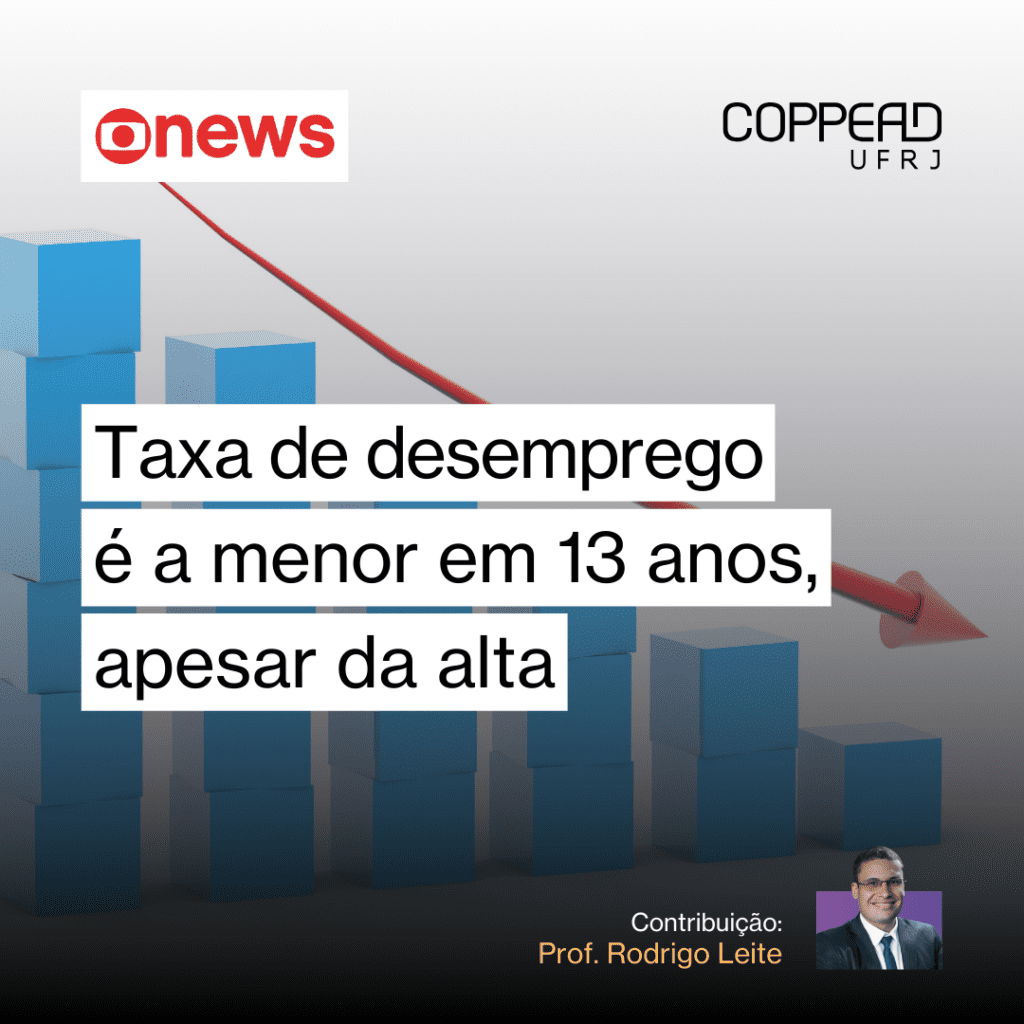 Taxa de desemprego é a menor em 13 anos, apesar da alta