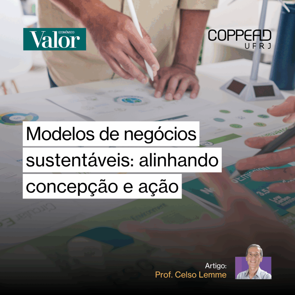 Modelos de negócios sustentáveis: alinhando concepção e ação